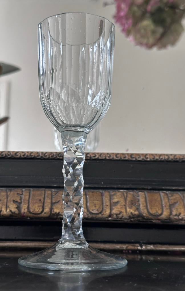 18e eeuw drinkglas / wijnglas kristal, Ophalen of Verzenden