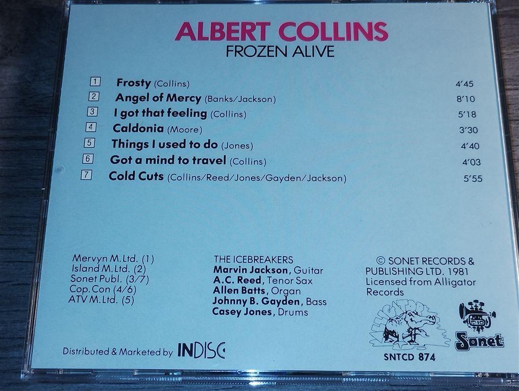 Albert Collins ‎- Frozen Alive!, Ophalen of Verzenden, 1980 tot heden, Zo goed als nieuw, Jazz