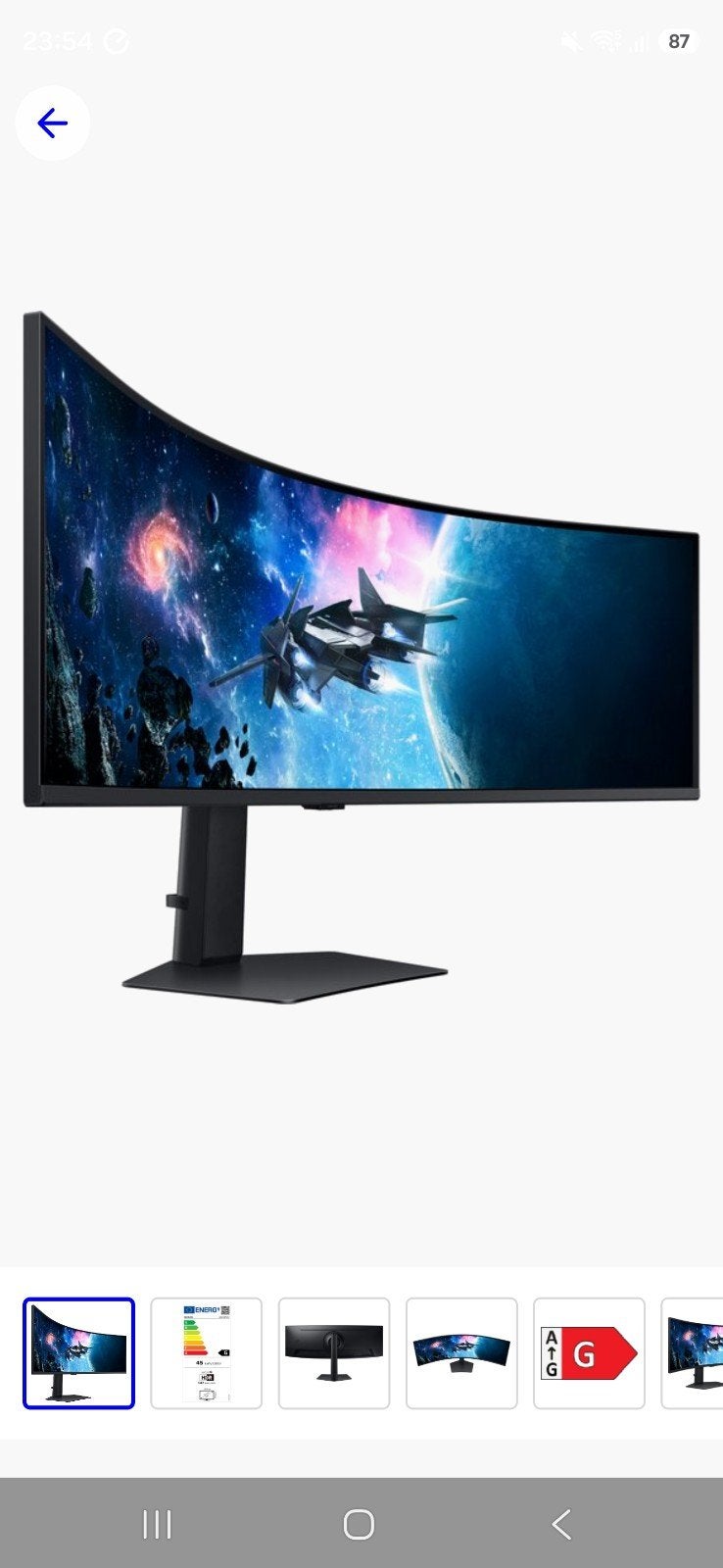 Curved Gaming Monitor - Ultrawide QHD 240hz, Computers en Software, Monitoren, Gaming, Onbekend, Zo goed als nieuw, HDMI