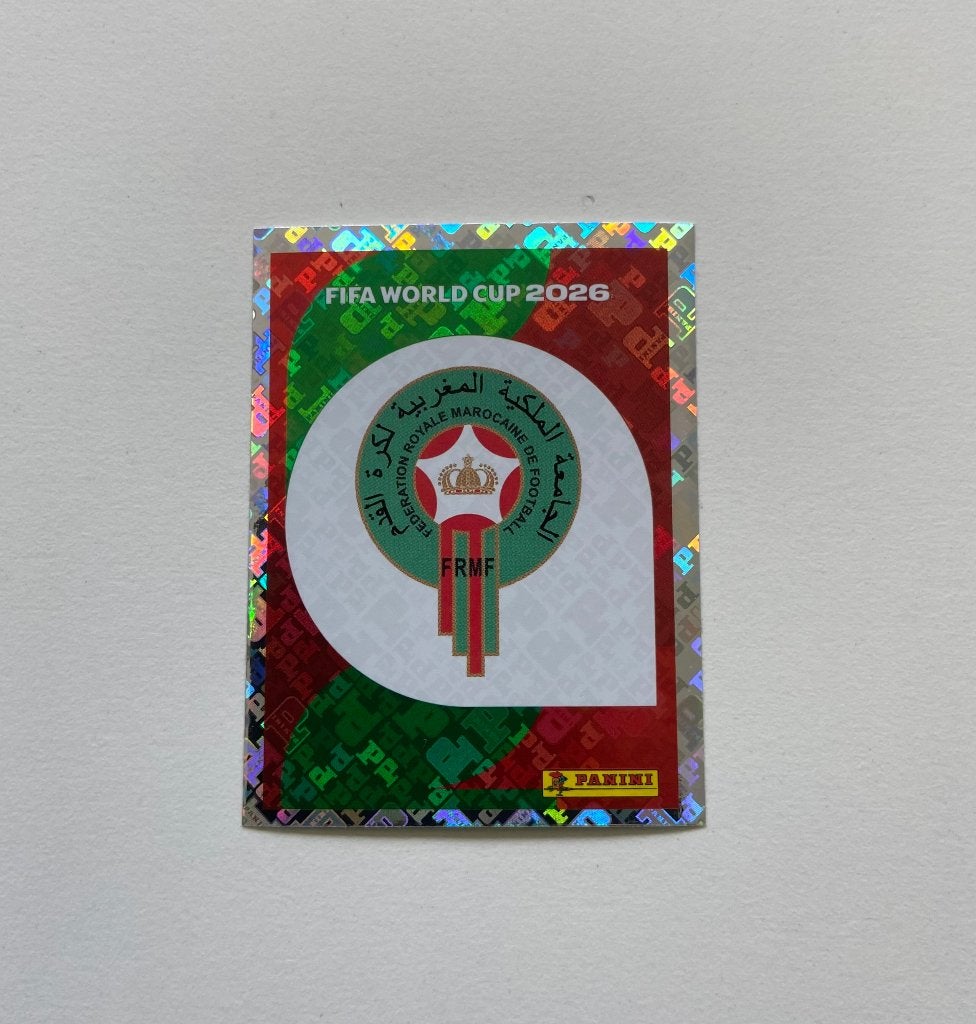 Panini WK 2026 - embleem Marokko, Ophalen of Verzenden, Nieuw, Sticker