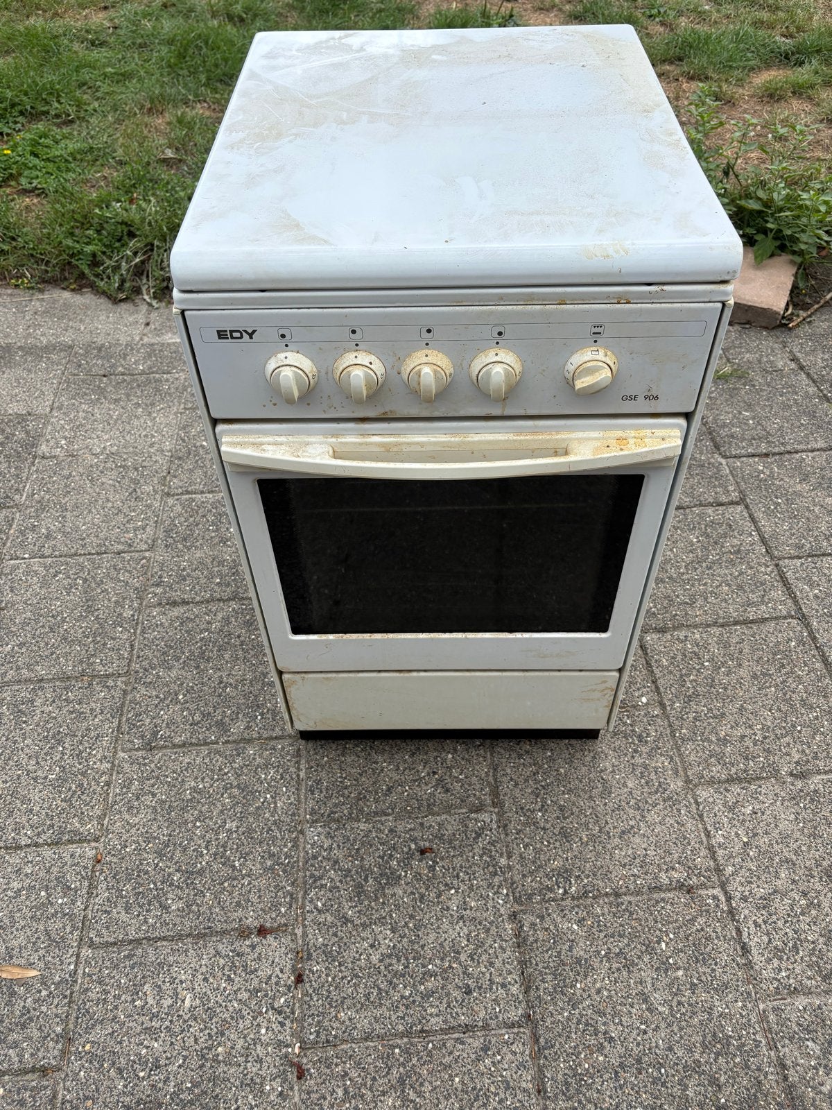 EDY GSE 906 Vrijstaand Gasfornuis met Oven, Witgoed en Apparatuur, Fornuizen, Ophalen, Gebruikt, 4 kookzones, Gas
