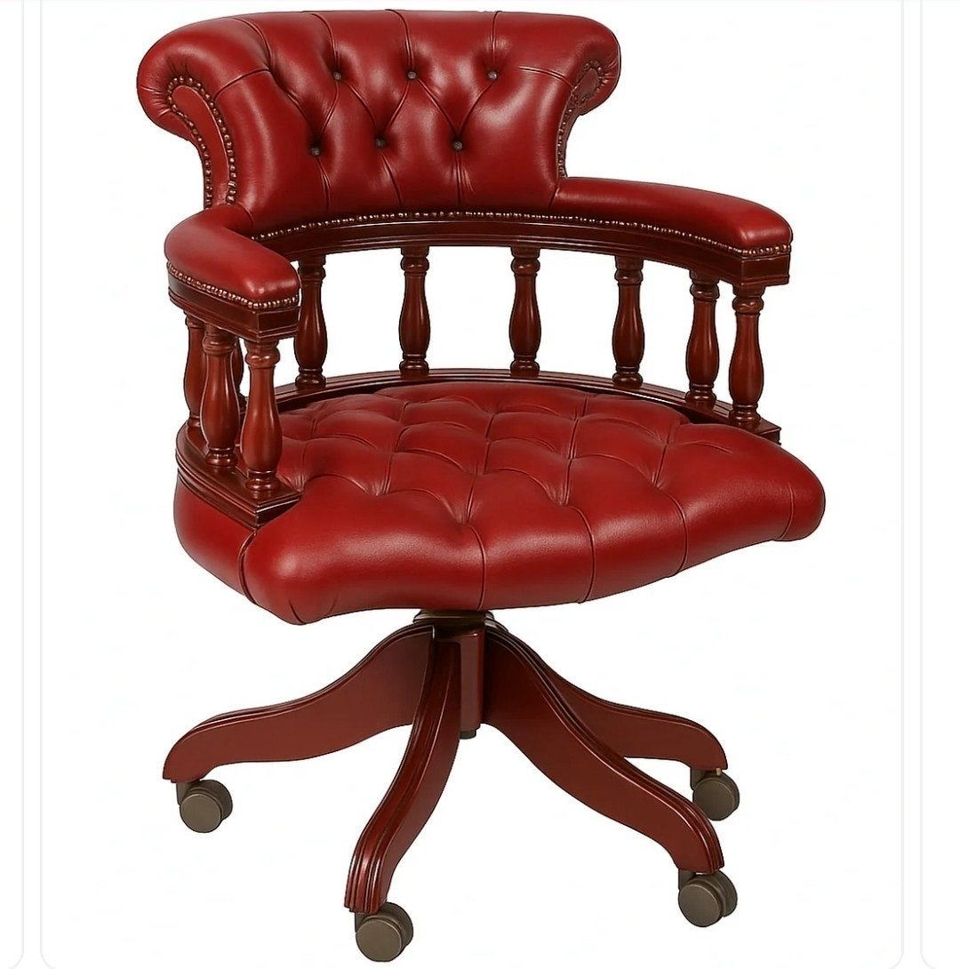 Chesterfield bureau stoel, Ophalen of Verzenden