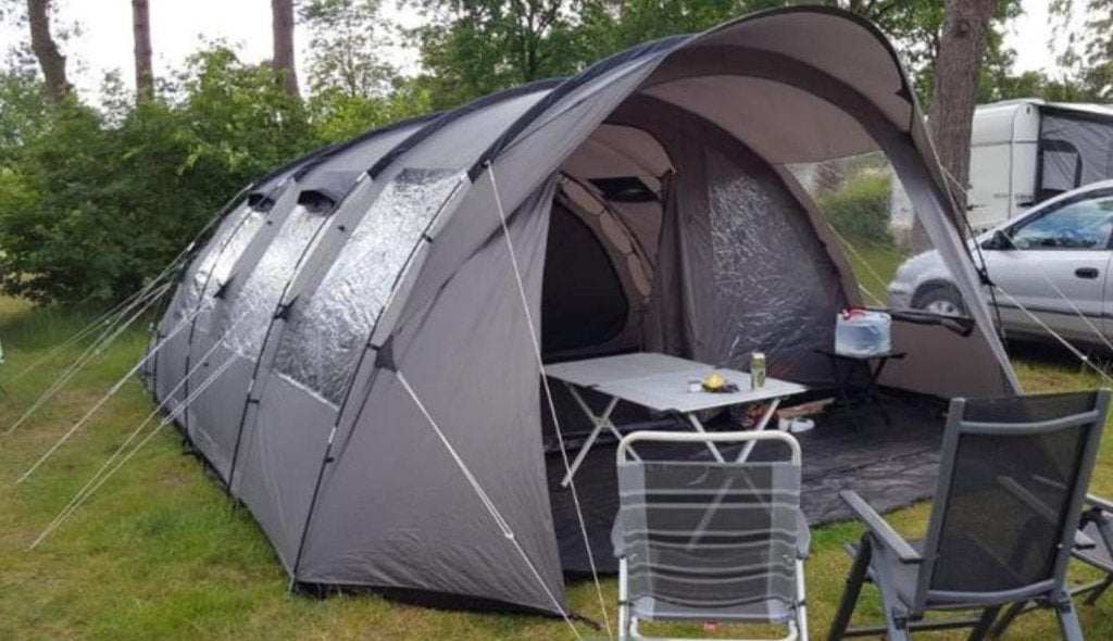 Ruime 6-Persoons Tunneltent (3 Slaapcabines) + Leefruimte, Ophalen, Gebruikt, Tot en met 6