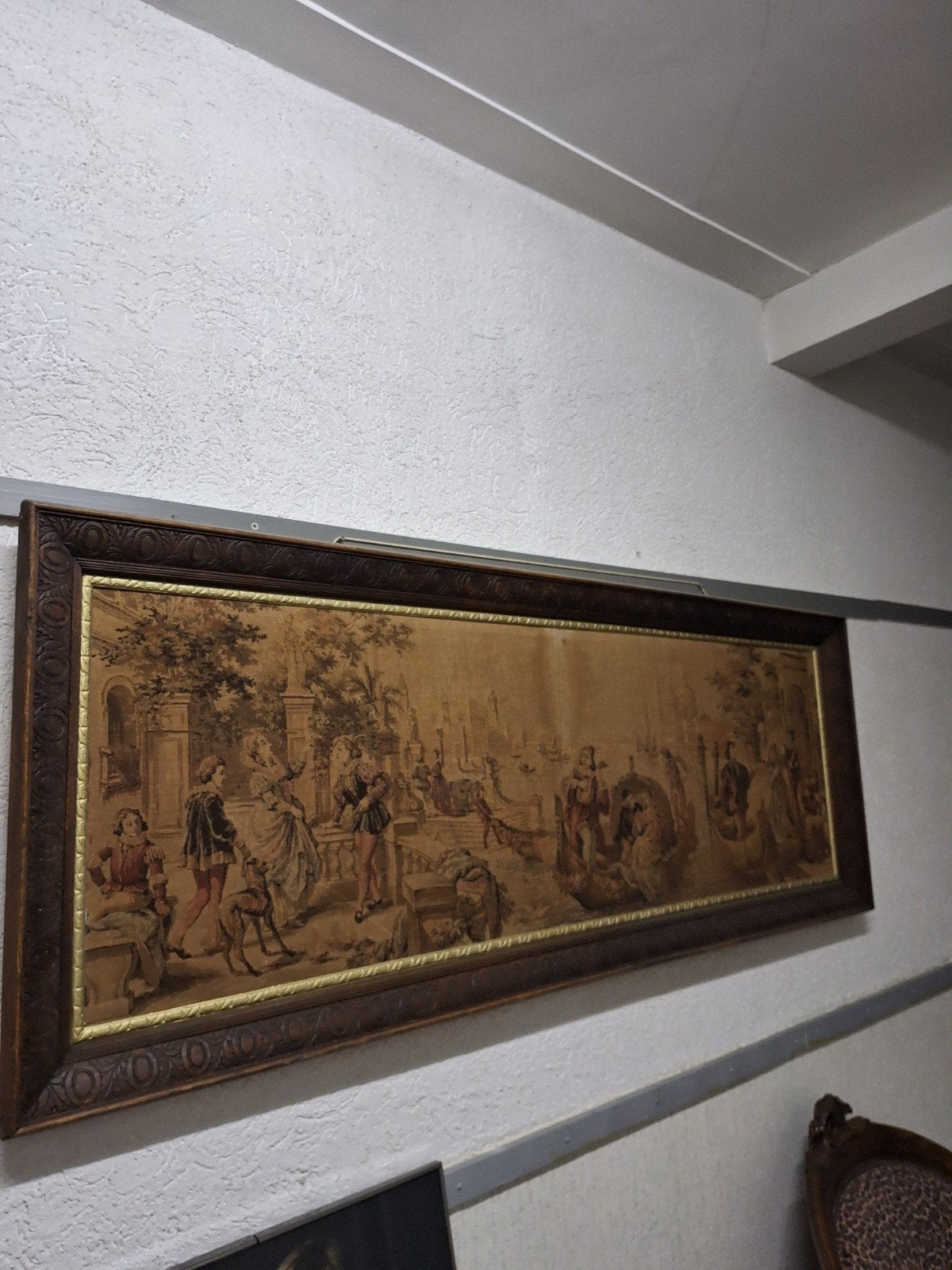 Mooie grote Gobelin.Venitiaanse voorstelling., Antiek en Kunst, Ophalen