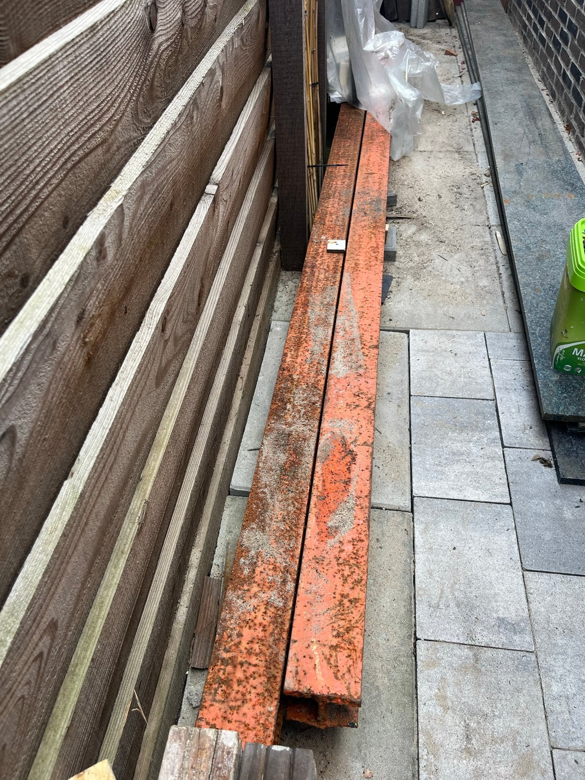 Gebruikte stalen H-balk HEA/HEB 100x10mm, Doe-het-zelf en Verbouw, Ophalen, Gebruikt, IJzer