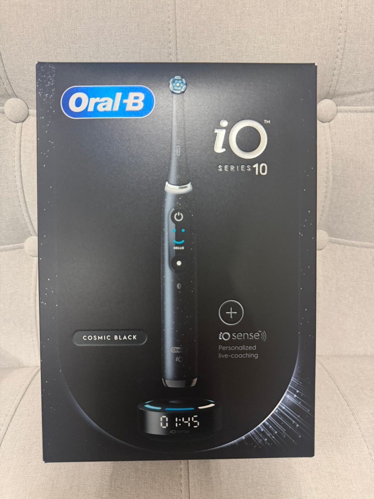 Oral-B iO 10 Series - Cosmic Black | Nieuw in doos, Sieraden, Tassen en Uiterlijk, Ophalen of Verzenden, Nieuw, Tandenborstel