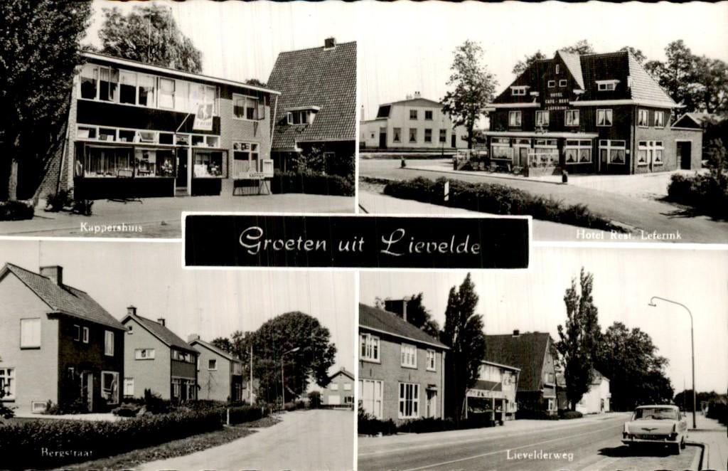 Lievelde - Lievelderweg - straatbeeld, Ophalen of Verzenden, 1960 tot 1980, Ongelopen, Gelderland