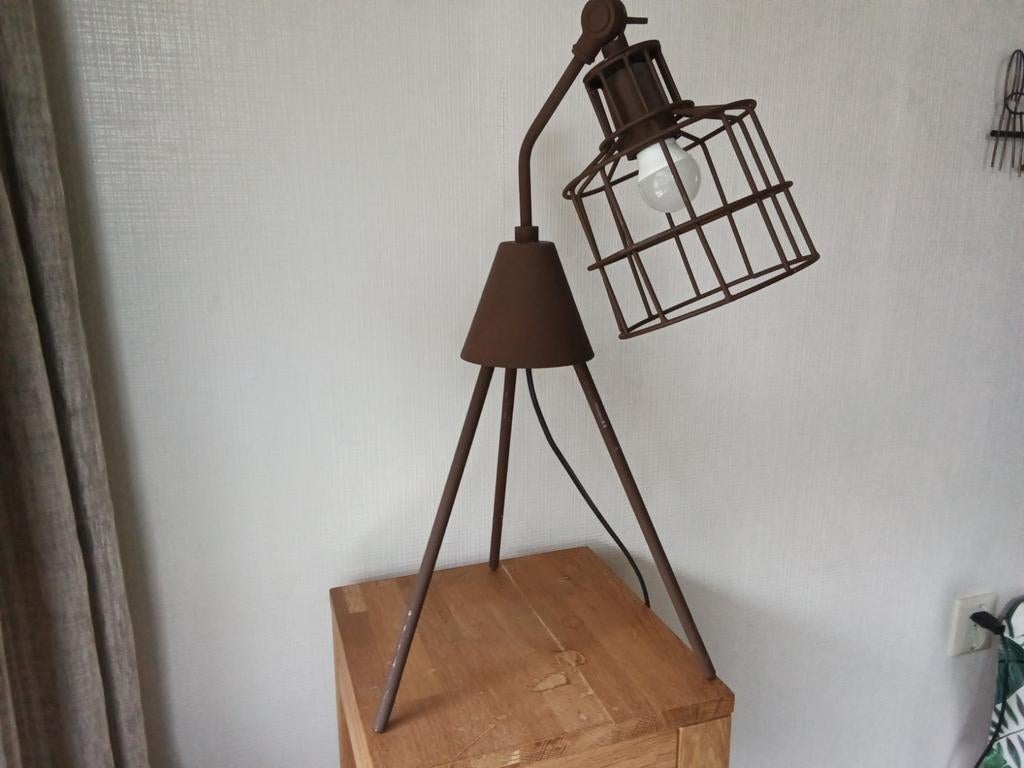 Schemerlamp, hoogte 50 cm, zie foto s! Graag ophalen!, Huis en Inrichting, Lampen | Vloerlampen, Ophalen, Minder dan 100 cm