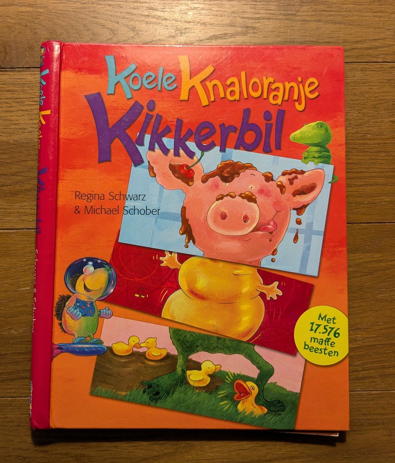 Koele Knaloranje Kikkerbil - ABC-boek met flappen, Ophalen of Verzenden, Zo goed als nieuw, Regina Schwarz & Michael Schober