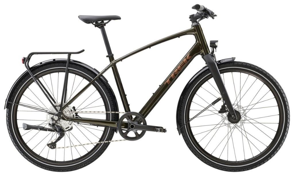 Trek dual sport 3 Gen 5 Olive heren maat L stadsfiets, Vering, Zo goed als nieuw, Meer dan 20 versnellingen, Ophalen