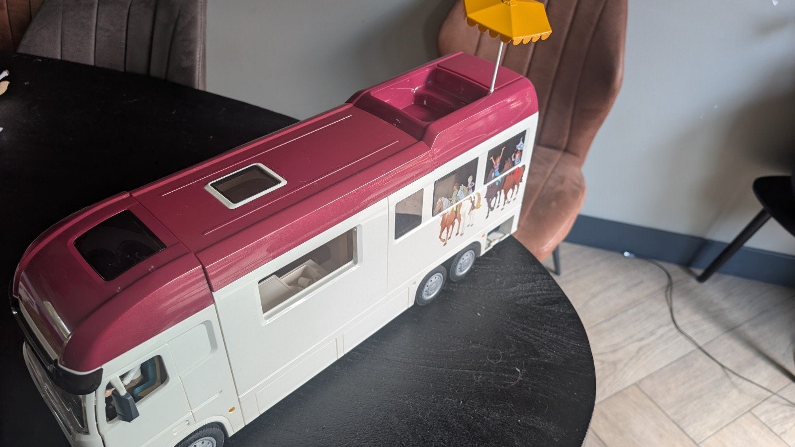 Schleich Paarden Camper met Accessoires, Ophalen of Verzenden