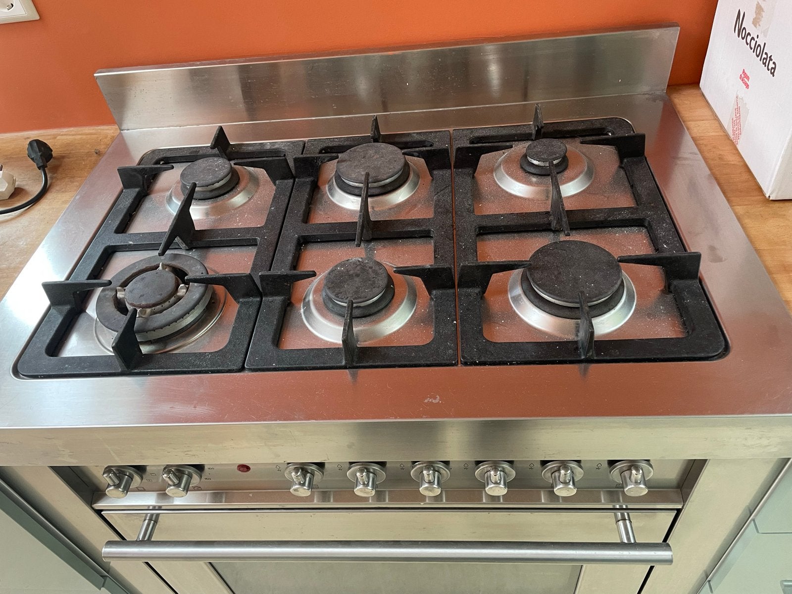 Solitaire Gasfornuis met elektrische oven - RVS, Ophalen, Gebruikt, 60 cm of meer, Gas