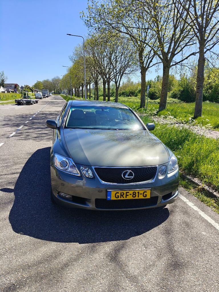 Lexus GS(-H) 300 3.0 AUT 2005 Groen youngtimer, Auto's, Lexus, Automaat, Beige, 2000 kg, Automatische klimaatregeling