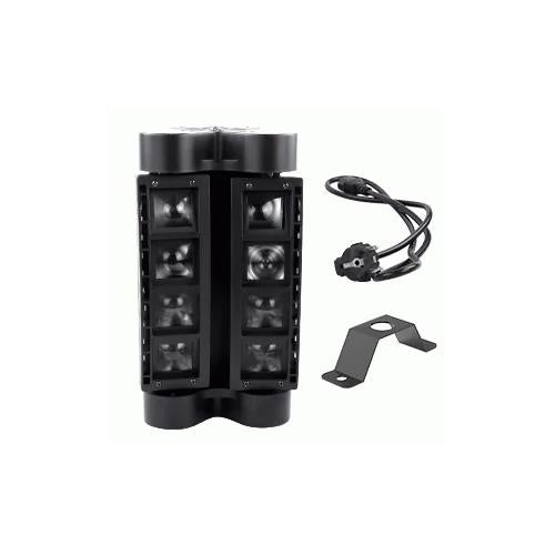 DJLicht Mini Spider 80W 8 LEDs RGBW 4 in 1, Geluidgestuurd, ., Nieuw, Ophalen of Verzenden