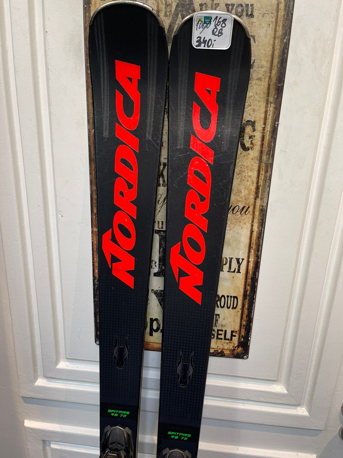168cm NORDICA DOBERMANN SPITFIRE RB 72 1000€ gevorderd, 160 tot 180 cm, Gebruikt, Ophalen of Verzenden, Carve