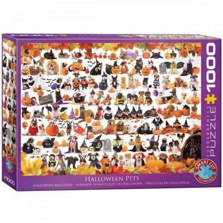 Eurographics: Halloween Pets 1000 stukjes, Ophalen of Verzenden, 500 t/m 1500 stukjes, Nieuw, Legpuzzel