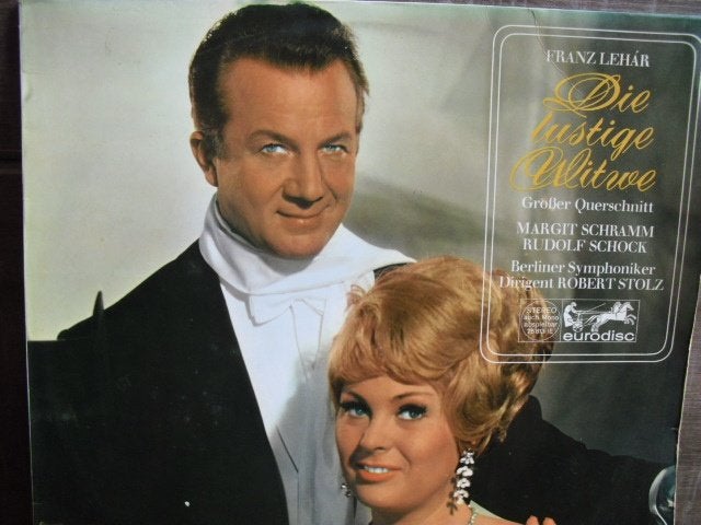 Franz Lehar - R. Schock - M. Schramm "Die Lustige Witwe" LP, Cd's en Dvd's, Vinyl | Klassiek, LP, Gebruikt, Opera of Operette