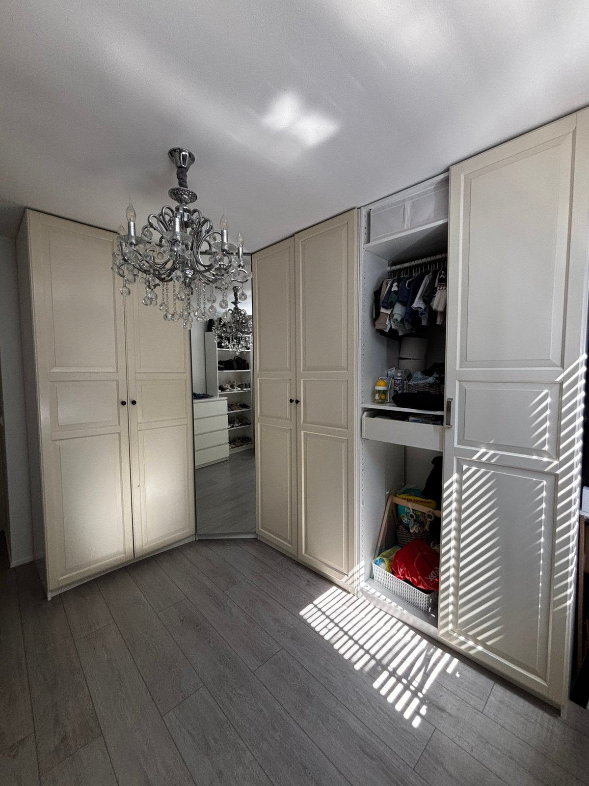 Ikea pax kast wit 3.5 meter, Met deur(en), Gebruikt, 100 tot 150 cm, 200 cm of meer