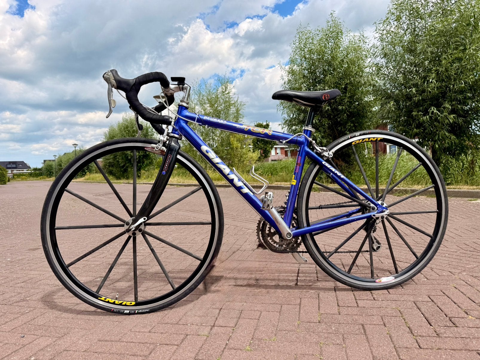GIANT TCR JUNIOR mt. 44 CM | CARBON WIELEN SHIMANO ULTEGRA, Fietsen en Brommers, Fietsen | Racefietsen, Ophalen, Gebruikt, Carbon