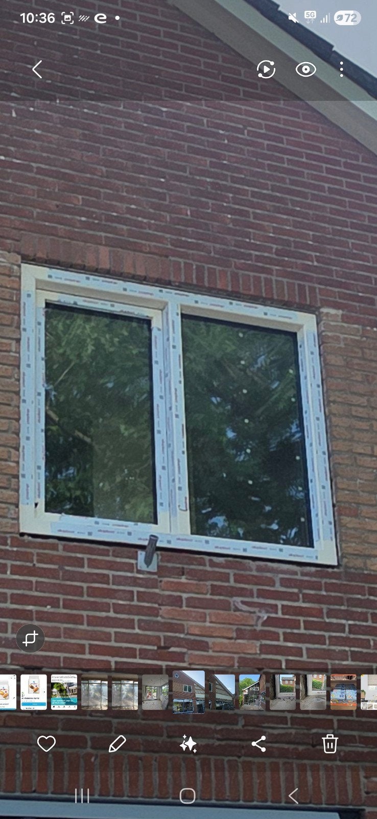 Nieuw Aluplast crème kunststofkozijn triple glas, Ophalen, 100 tot 150 cm, 100 tot 150 cm, Crème of Beige
