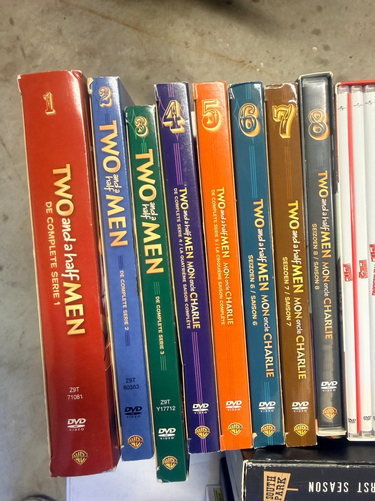 collectie DVD's: Two and a Half Men, films en meer, Ophalen, Seizoen 1, Nederlands, Komedie