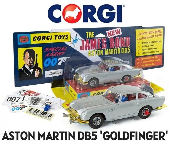 CORGI JAMES BOND ASTON MARTIN DB5 'GOLDFINGER' SILVER 1:43, Verzenden, Nieuw, Auto, Corgi