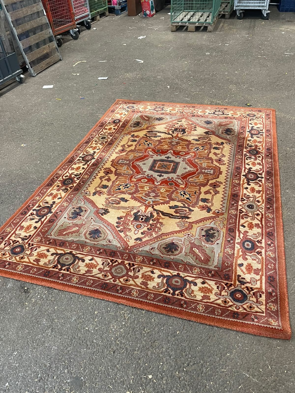 prachtig groot vintage Perzisch wollen tapijt 240x170!, Perzisch, 150 tot 200 cm, 200 cm of meer, Ophalen of Verzenden