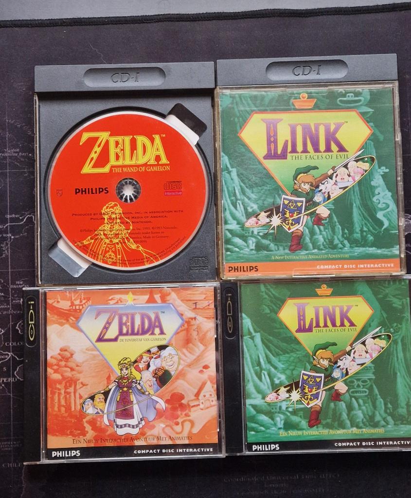 Zelda CD-i Set, Spelcomputers en Games, Games | Overige, Avontuur en Actie, Gebruikt, 1 speler, Ophalen of Verzenden