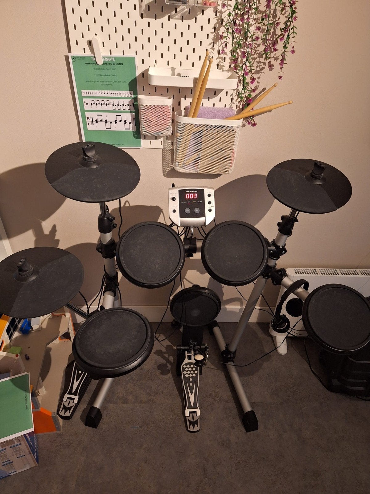 Millenium MPS-150 e-drum elektronisch drumstel, Muziek en Instrumenten, Drumstellen en Slagwerk, Ophalen, Zo goed als nieuw, Overige merken