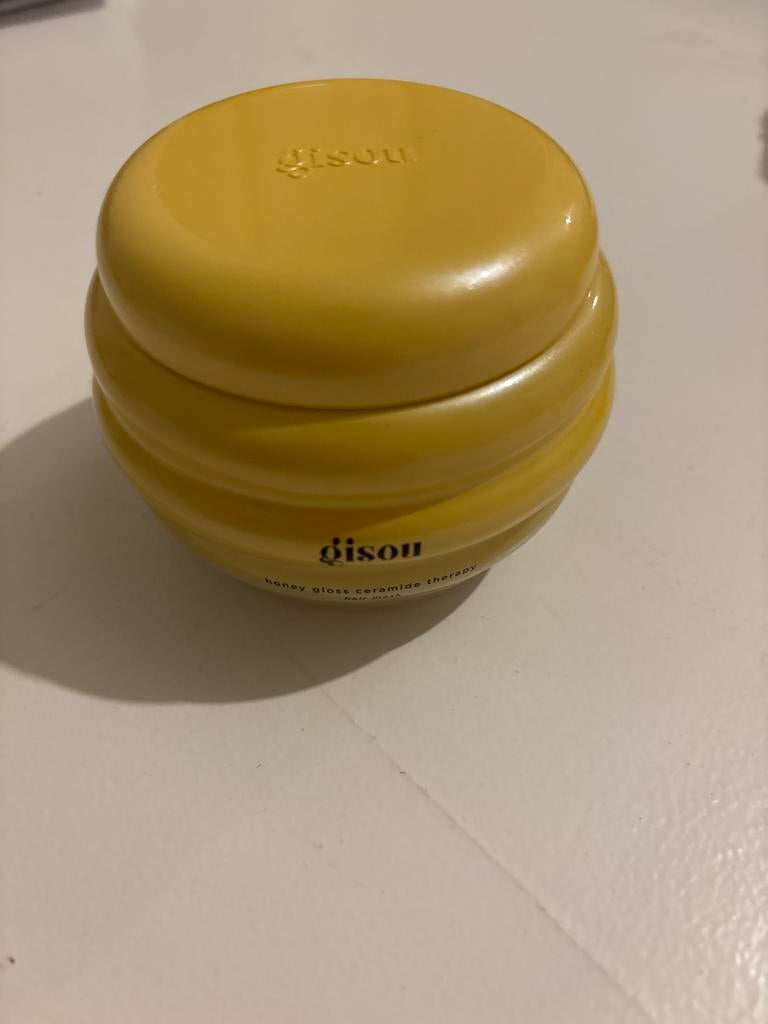 Gisou Honey Gloss Ceramide Therapy Haarmasker, Ophalen of Verzenden, Zo goed als nieuw, Haarverzorger of -hersteller