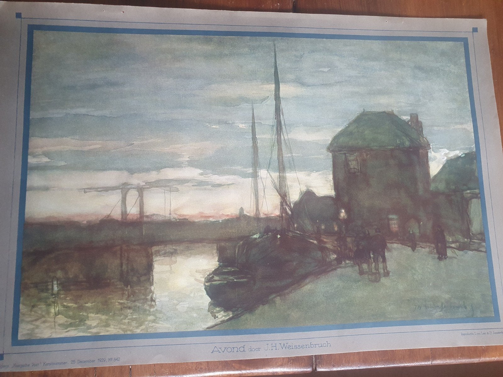 Eendjespoort Haarlem Johan Hendrik Weissenbruch 1929, Ophalen
