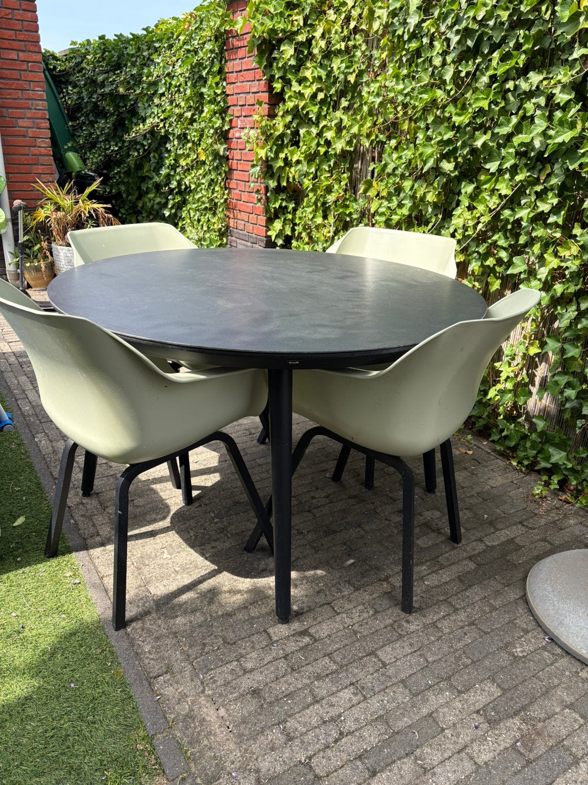 Tuintafel Hartman Sophie, Ophalen, 4 zitplaatsen, Kunststof, Gebruikt
