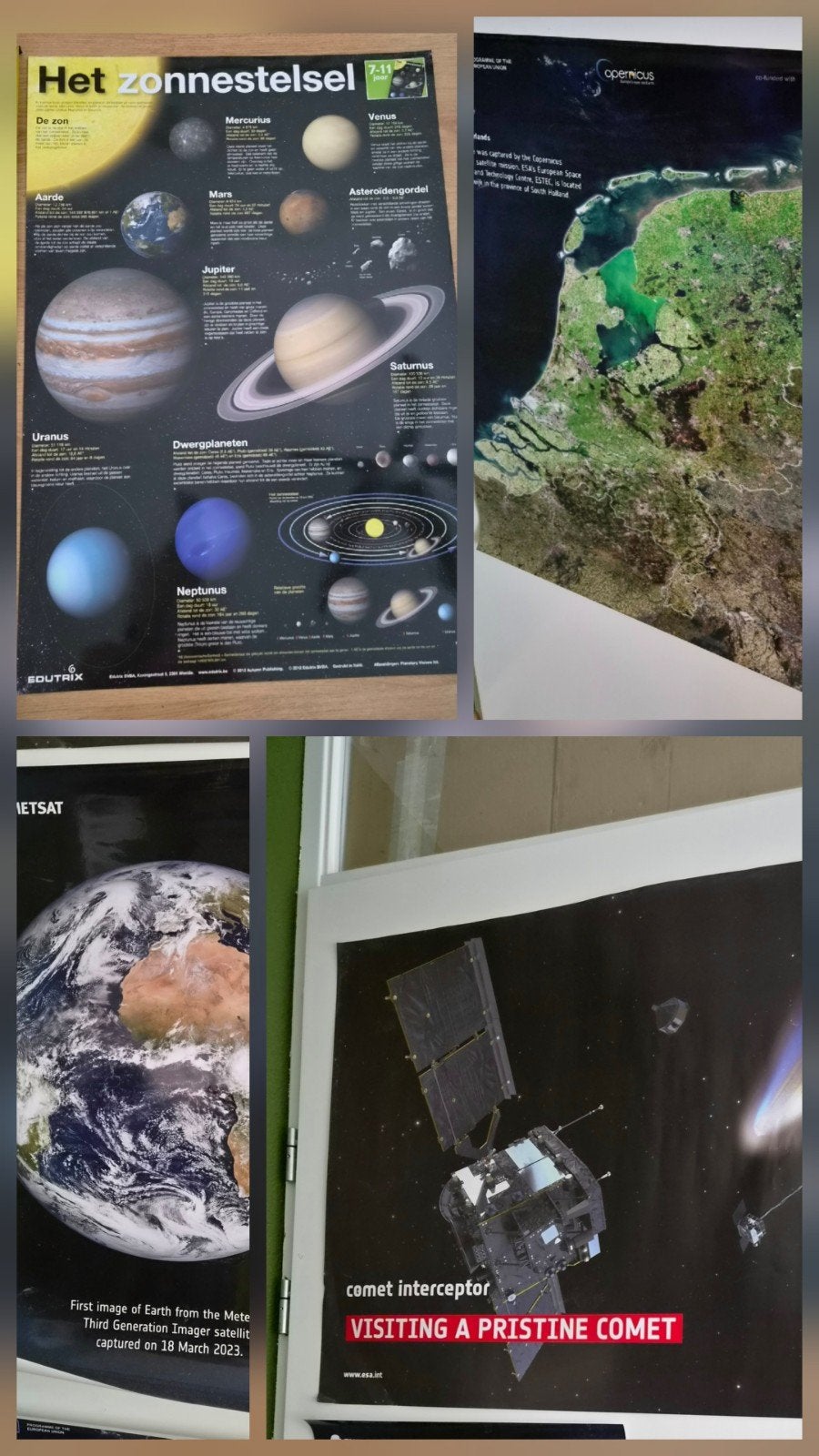 Diverse ESA en Zonnestelsel Posters, Ophalen, A1 t/m A3, Overige onderwerpen, Rechthoekig Staand