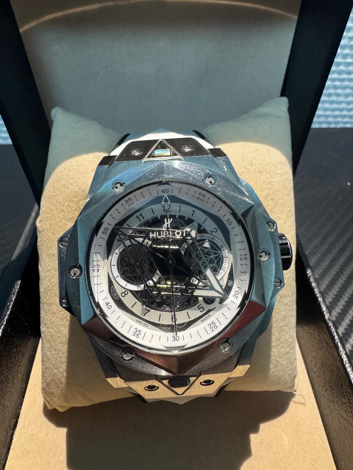 Hublot horloge te koop, Ophalen of Verzenden, Staal, Overige merken, 1960 of later