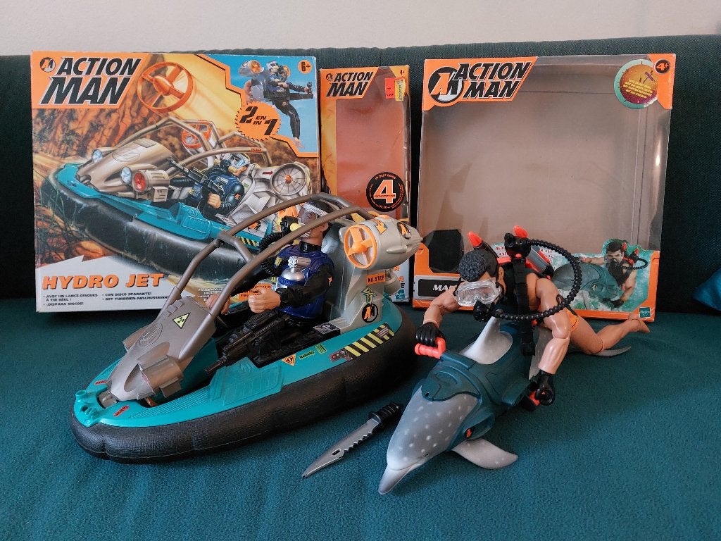 Action Man Complete waterset met poppen, Ophalen of Verzenden, Zo goed als nieuw