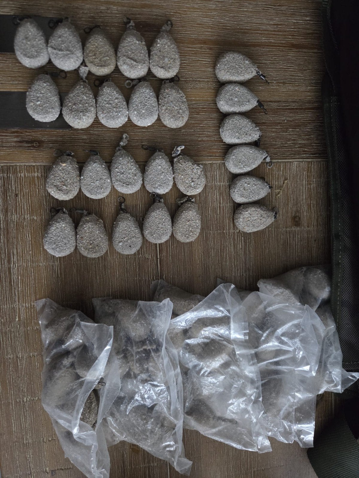 76 stuks wartel lood, Ophalen, Zo goed als nieuw, Dobber of Lood