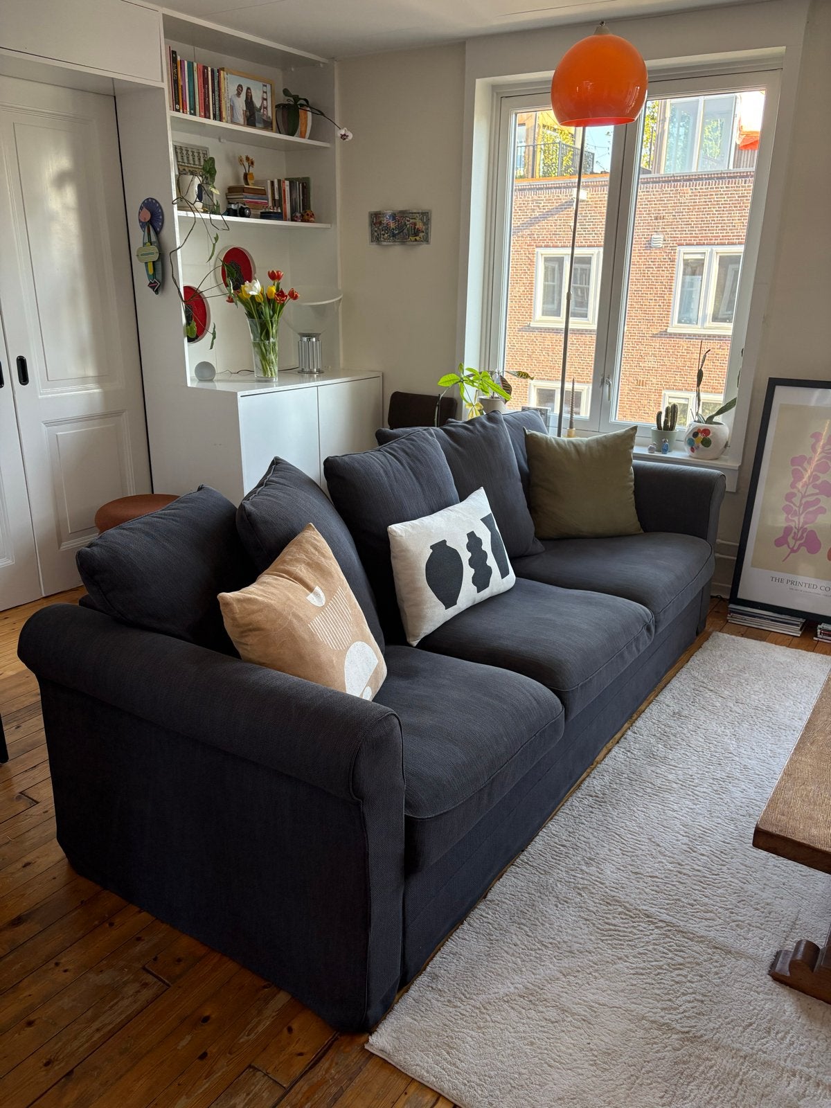 IKEA GRÖNLID 3-seat bank, Huis en Inrichting, Ophalen, Gebruikt, Driepersoons, 75 tot 100 cm