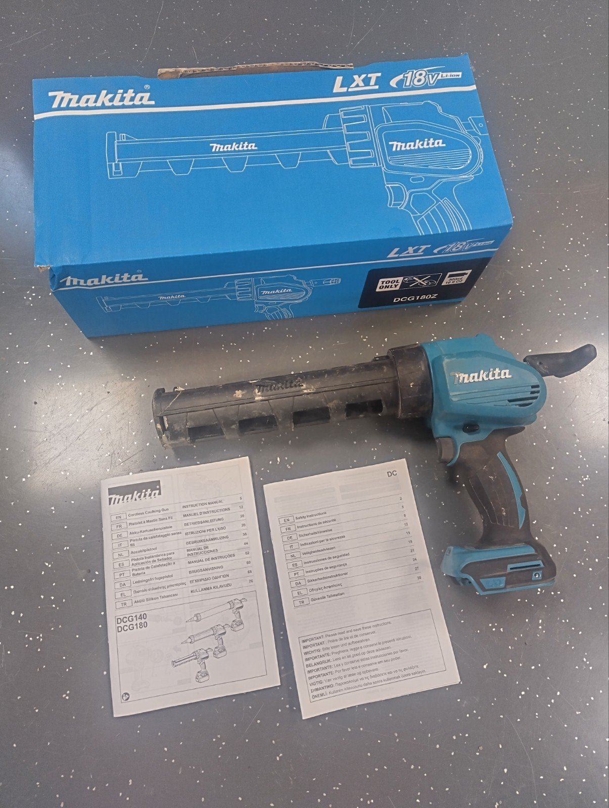 Makita DCG180 18V Kitpistool - Accu Kitspuit, Ophalen of Verzenden, Gebruikt, Kitspuit, Makita