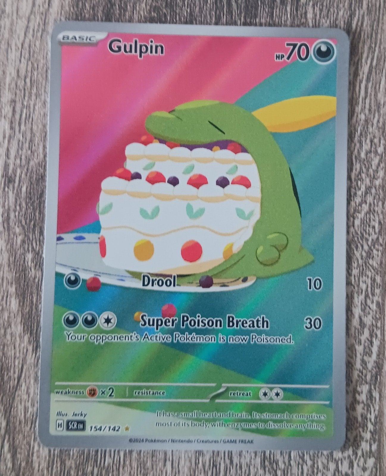 Gulpin Stellar Crown, Ophalen of Verzenden, Zo goed als nieuw, Losse kaart, Foil