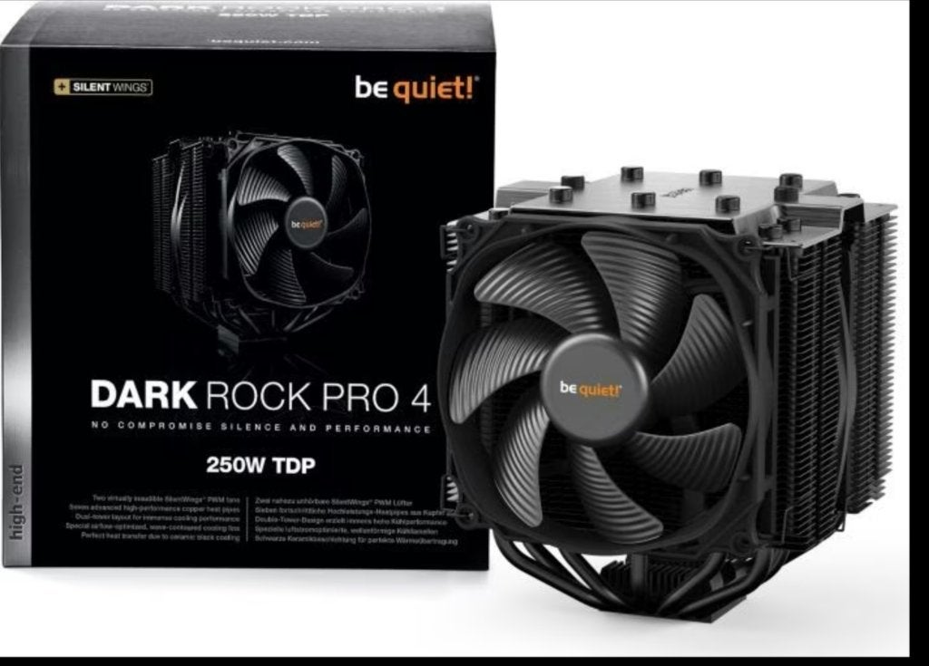 be quiet! Dark Rock Pro 4 – High-End CPU-koeler – compleet, Ophalen of Verzenden, Luchtkoeling