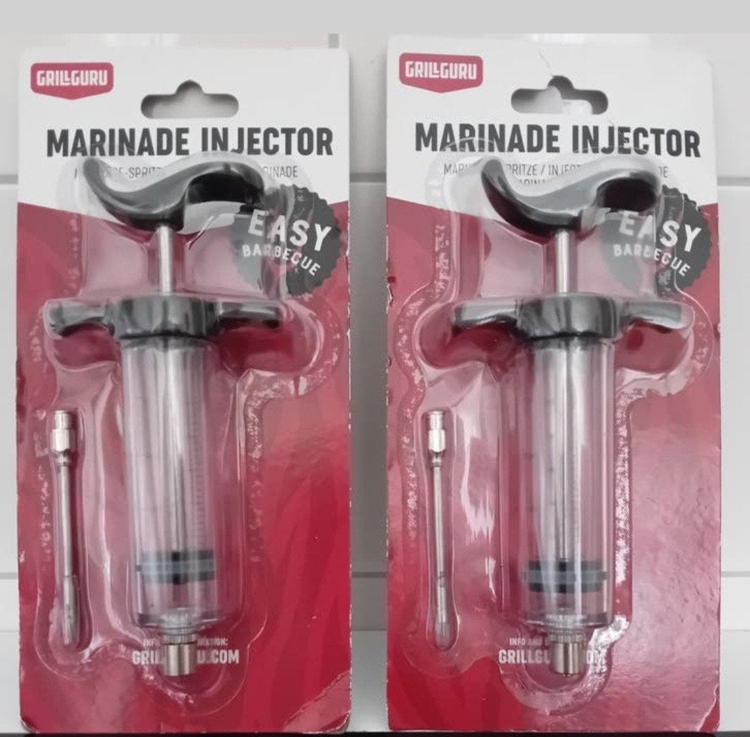 Grill Guru Marinade Injectie spuit voor BBQ. 2 stuks. Nieuw!, Ophalen, Nieuw, Grill Guru