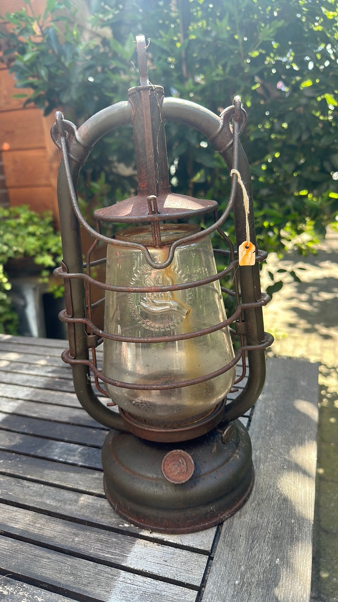 Oude  Feuerhand lantaarn, Ophalen of Verzenden