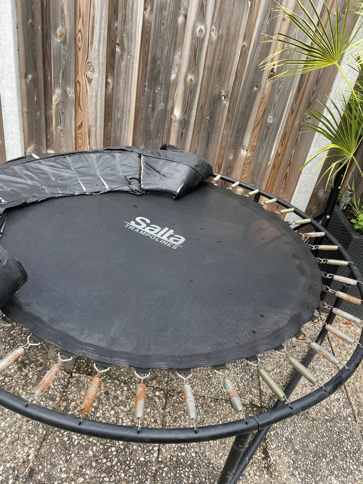 Trampoline 180 diameter ongeveer, Ophalen, Gebruikt
