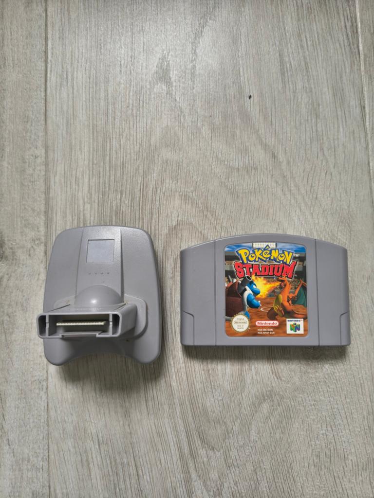 Pokemon Stadium + transfer pack, Avontuur en Actie, 1 speler, Ophalen of Verzenden, Zo goed als nieuw