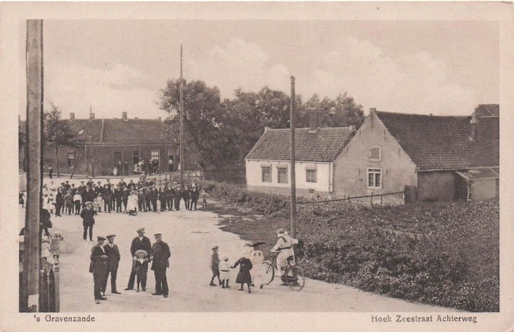 703-145-053 s-Gravenzande Hoek Zeestraat Achterweg, Verzamelen, Verzenden, Voor 1920, Zuid-Holland