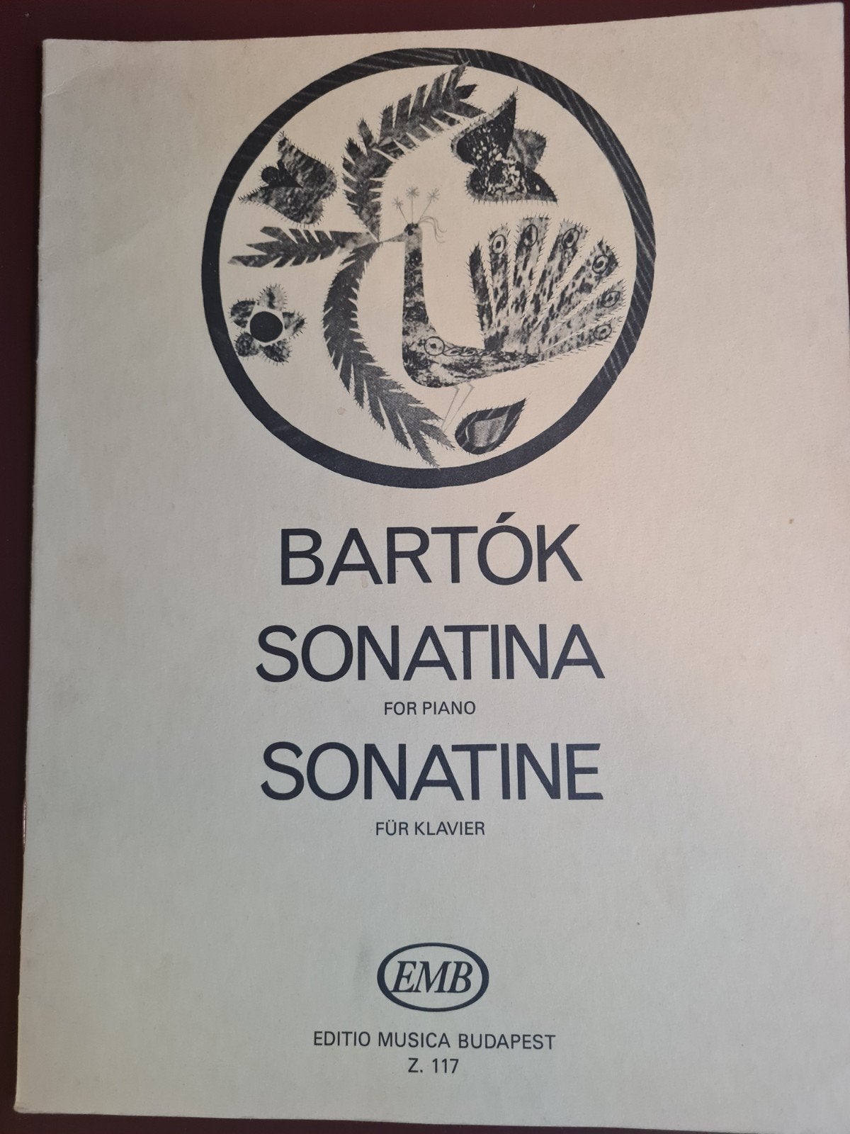 Bartók Sonatina voor Piano - Editio Musica Budapest, Gebruikt, Klassiek, Ophalen of Verzenden, Artiest of Componist