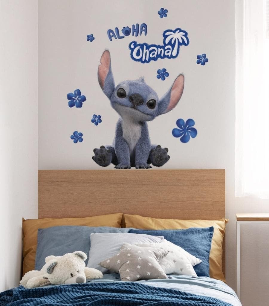 Stitch Muursticker Ohana 50x70 cm - Disney, Verzenden, Nieuw
