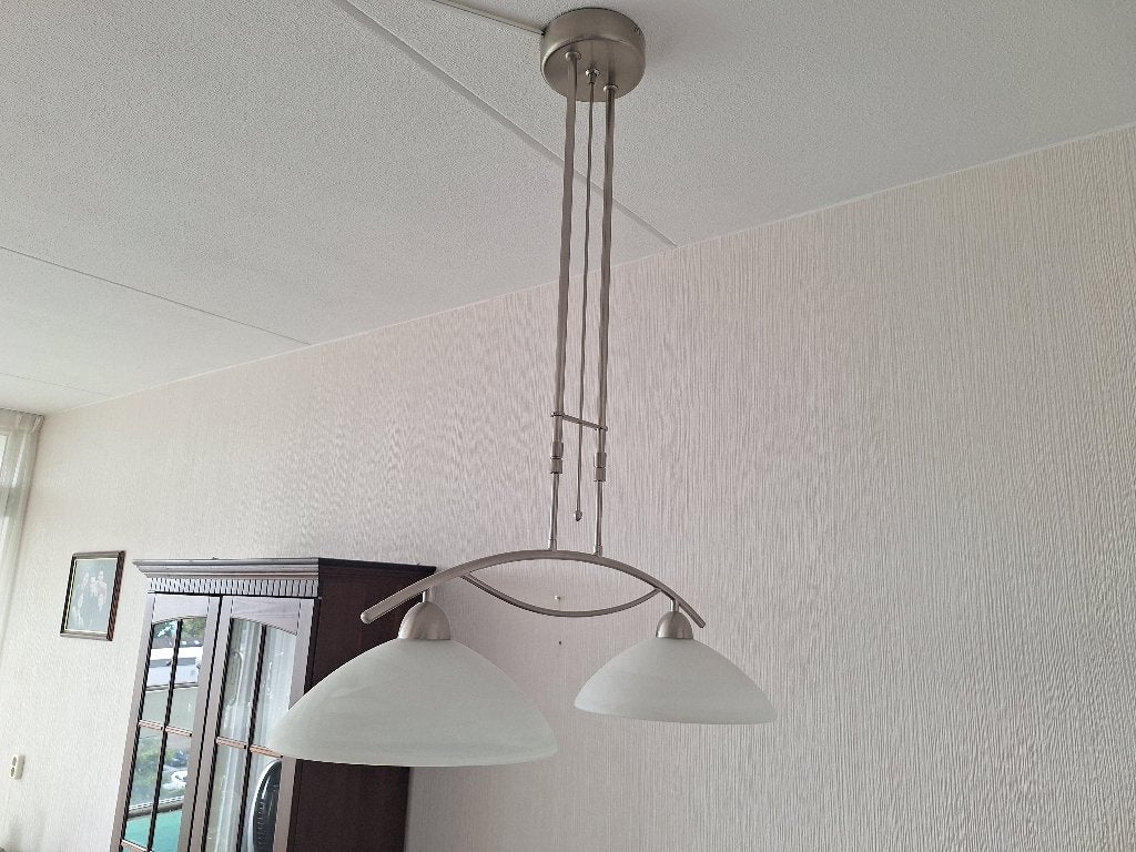 hanglamp Steinhauer, Huis en Inrichting, Ophalen, Gebruikt, E27 (groot), Glas