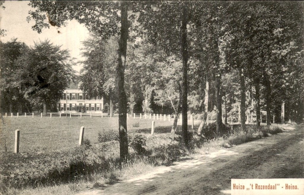 Heino - Huize t Rozendaal - Voorgevel, Ophalen of Verzenden, 1920 tot 1940, Gelopen, Overijssel