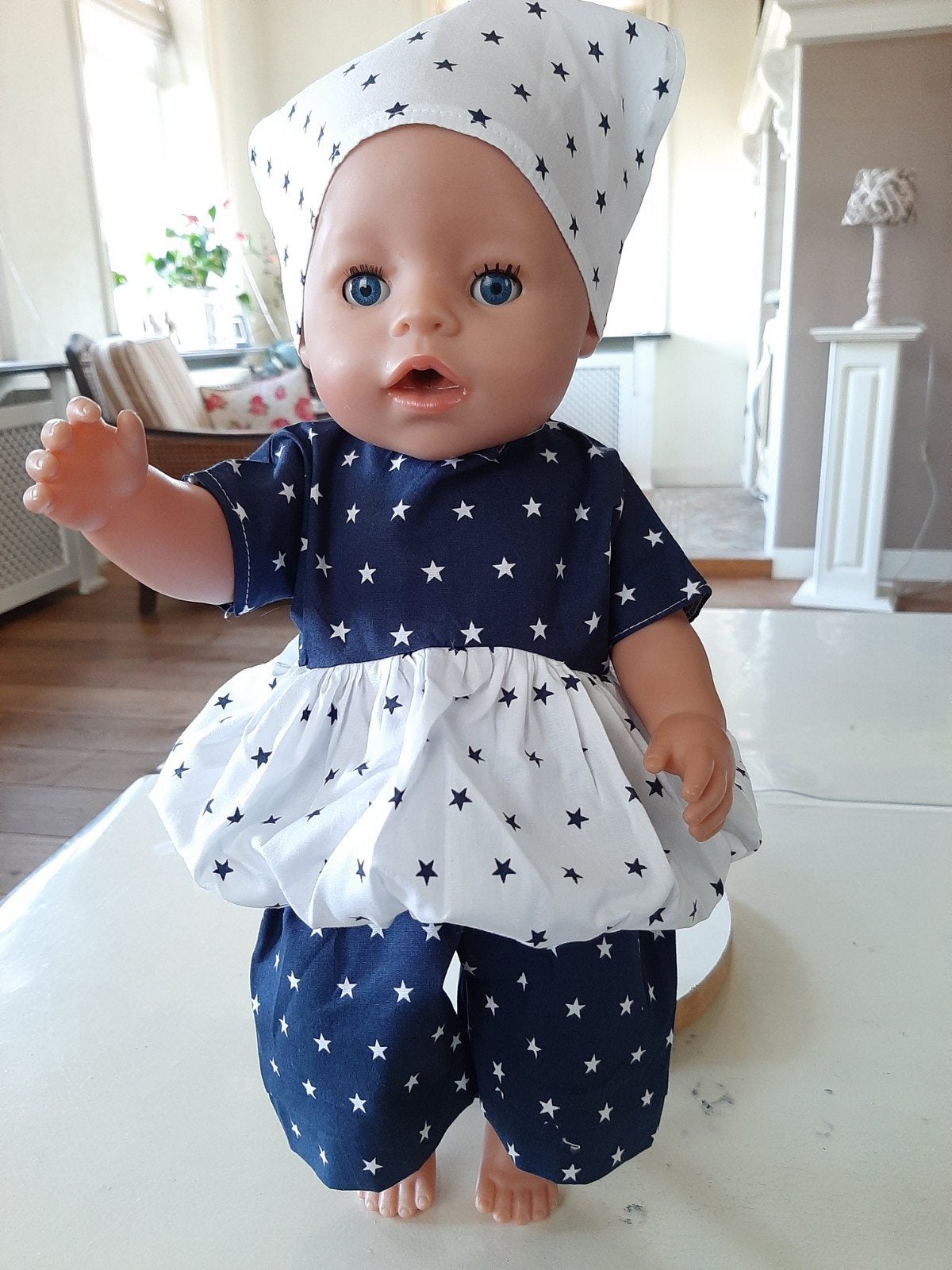 Leuk sterren zomer set baby born pop 43cm, Ophalen of Verzenden, Nieuw, Babypop